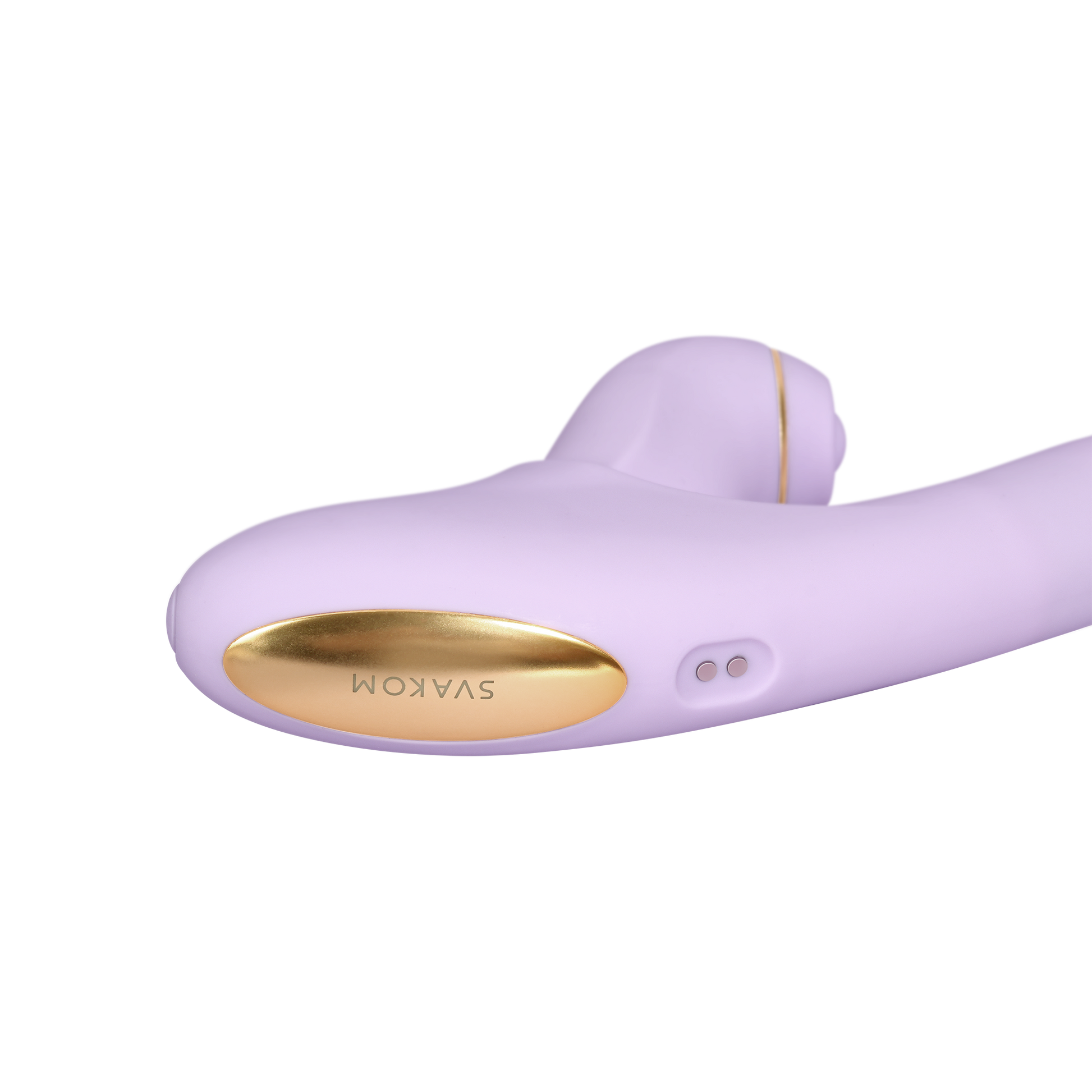 Svakom - DuoGlow – Stotende en Roterende Kralen Vibrator met Pulserende`Stimulator – Lila-Rimbastore.com