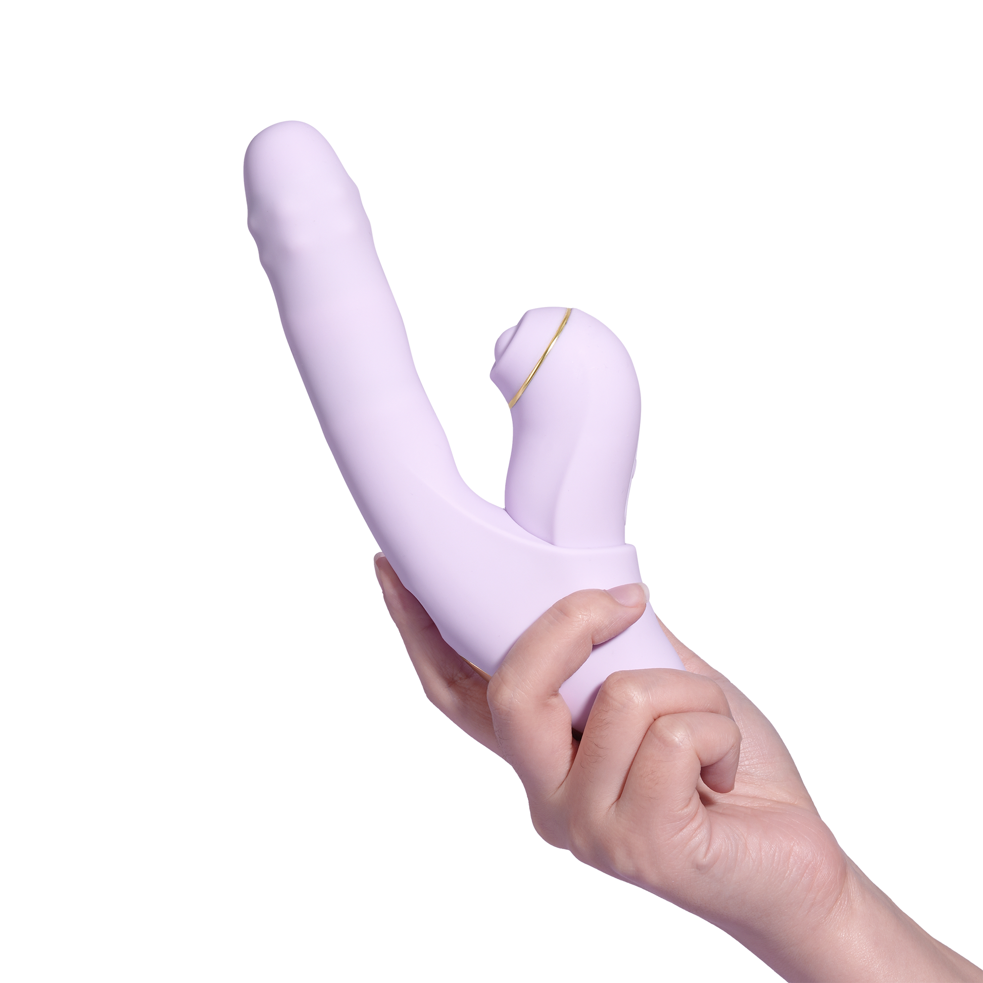 Svakom - DuoGlow – Stotende en Roterende Kralen Vibrator met Pulserende`Stimulator – Lila-Rimbastore.com