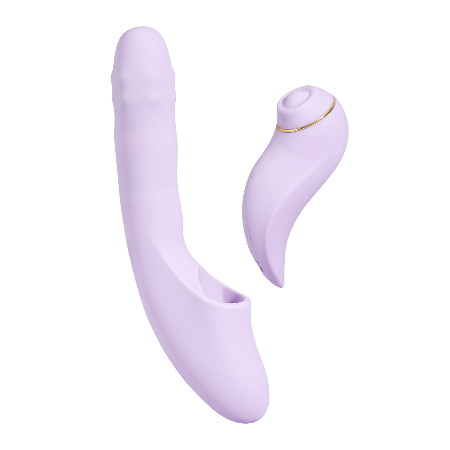 Svakom - DuoGlow – Stotende en Roterende Kralen Vibrator met Pulserende`Stimulator – Lila-Rimbastore.com