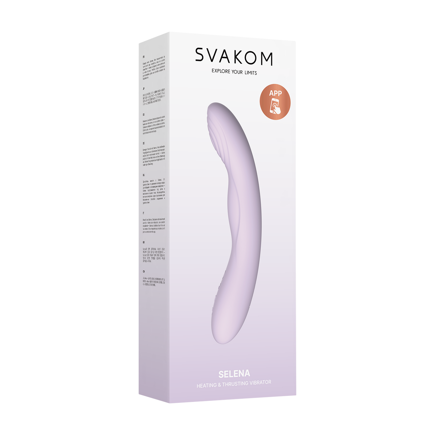 Svakom - Selena- Verwarmende en Stotende Vibrator - Lila-Erotiekvoordeel.nl