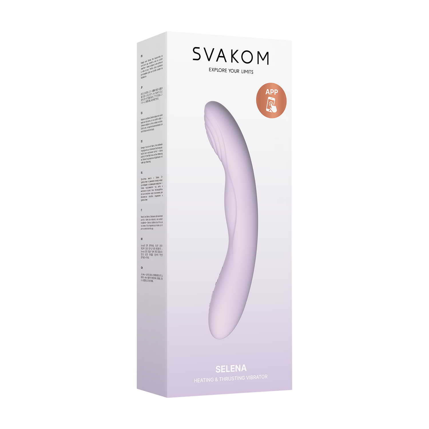 Svakom - Selena- Verwarmende en Stotende Vibrator - Lila-Erotiekvoordeel.nl