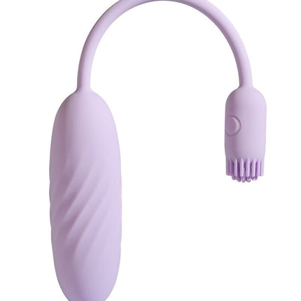 Svakom – Plume – Kugelvibrator mit flexiblem Klitorisstimulator – Pastell-Lila