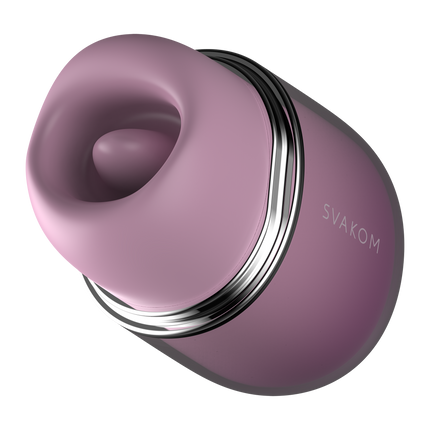 Svakom - Klitty - Estimulador de clítoris con función de lamido y succión - Dusty Lavender