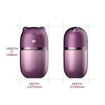 Svakom - Klitty - Estimulador de clítoris con función de lamido y succión - Dusty Lavender