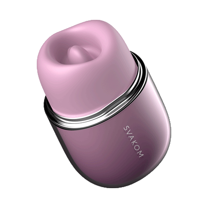 Svakom - Klitty - Estimulador de clítoris con función de lamido y succión - Dusty Lavender