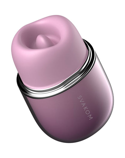 Svakom - Klitty - Estimulador de clítoris con función de lamido y succión - Dusty Lavender