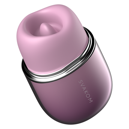 Svakom - Klitty - Estimulador de clítoris con función de lamido y succión - Dusty Lavender