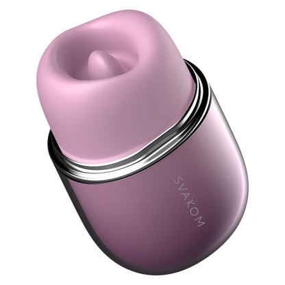 Svakom - Klitty - Estimulador de clítoris con función de lamido y succión - Dusty Lavender