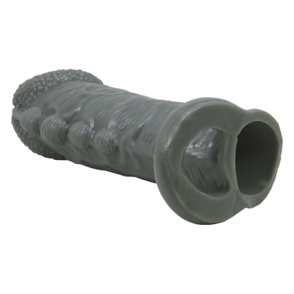 Pretty Love - Faylen - Realistische Penis Sleeve - Donkergrijs-Rimbastore.com