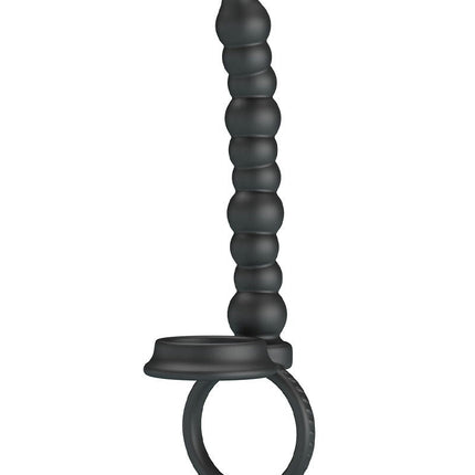 Pretty Love - Dillion - Cockring Anaal Kralen - Zwart-Rimbastore.com
