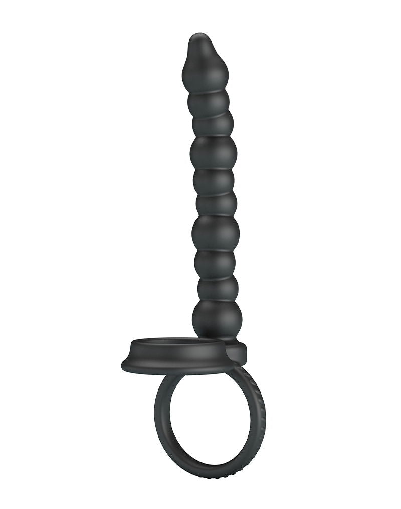 Pretty Love - Dillion - Cockring Anaal Kralen - Zwart-Rimbastore.com
