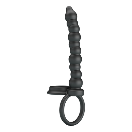 Pretty Love - Dillion - Cockring Anaal Kralen - Zwart-Rimbastore.com