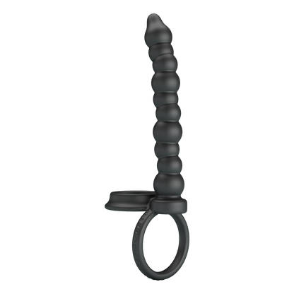 Pretty Love - Dillion - Cockring Anaal Kralen - Zwart-Rimbastore.com