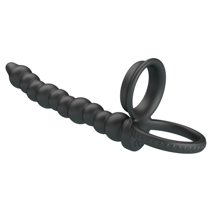 Pretty Love - Dillion - Cockring Anaal Kralen - Zwart-Rimbastore.com