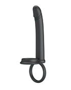 Pretty Love - Moses - Cock en Ball Ring Dildo - Zwart-Rimbastore.com