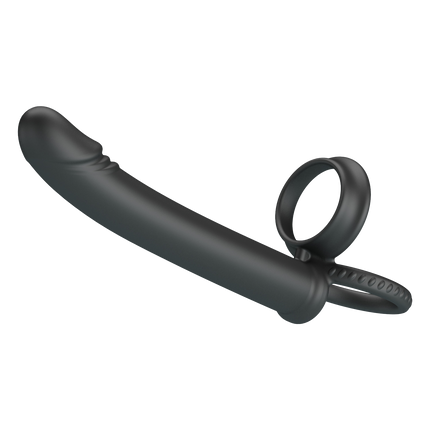 Pretty Love - Moses - Cock en Ball Ring Dildo - Zwart-Rimbastore.com
