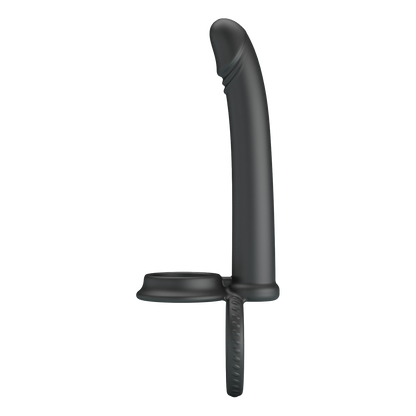 Pretty Love - Moses - Cock en Ball Ring Dildo - Zwart-Rimbastore.com