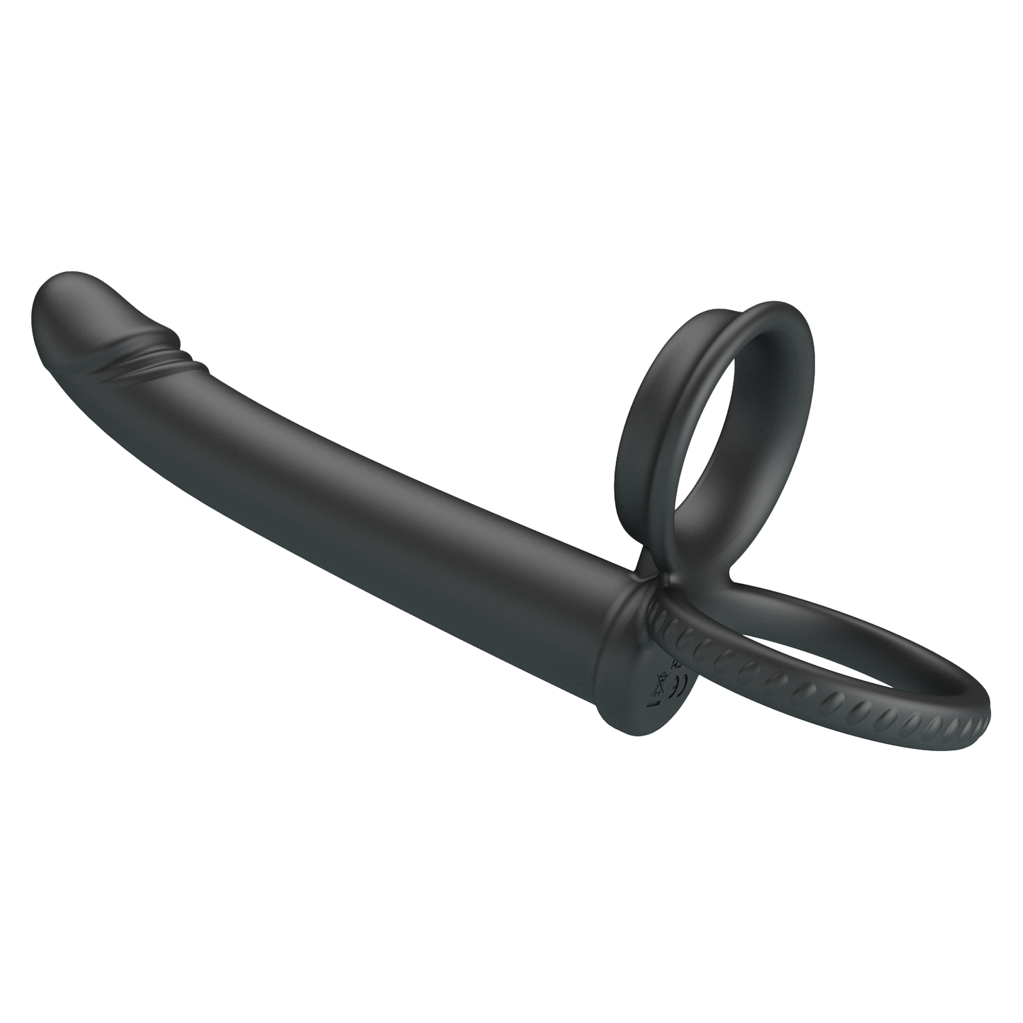 Pretty Love - Moses - Cock en Ball Ring Dildo - Zwart-Rimbastore.com