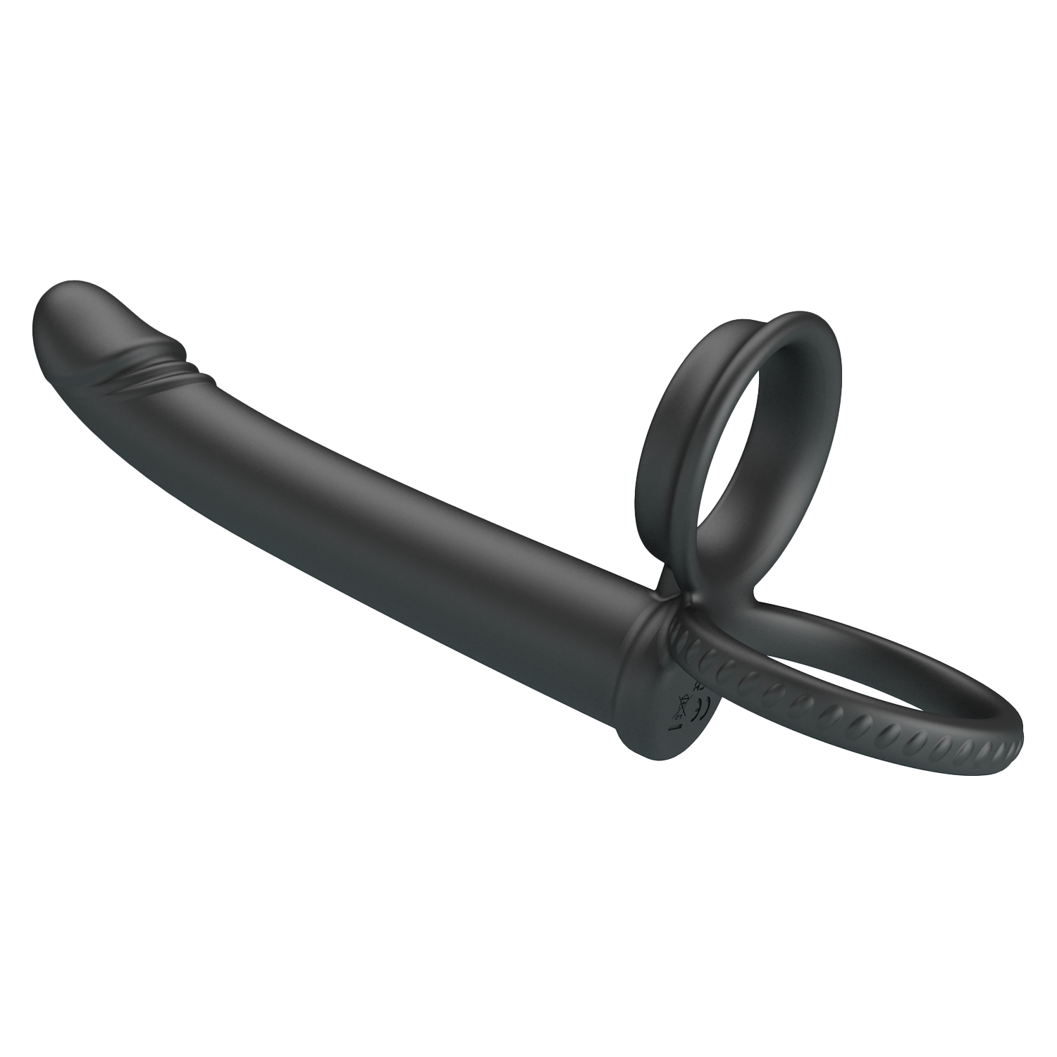 Pretty Love - Moses - Cock en Ball Ring Dildo - Zwart-Rimbastore.com