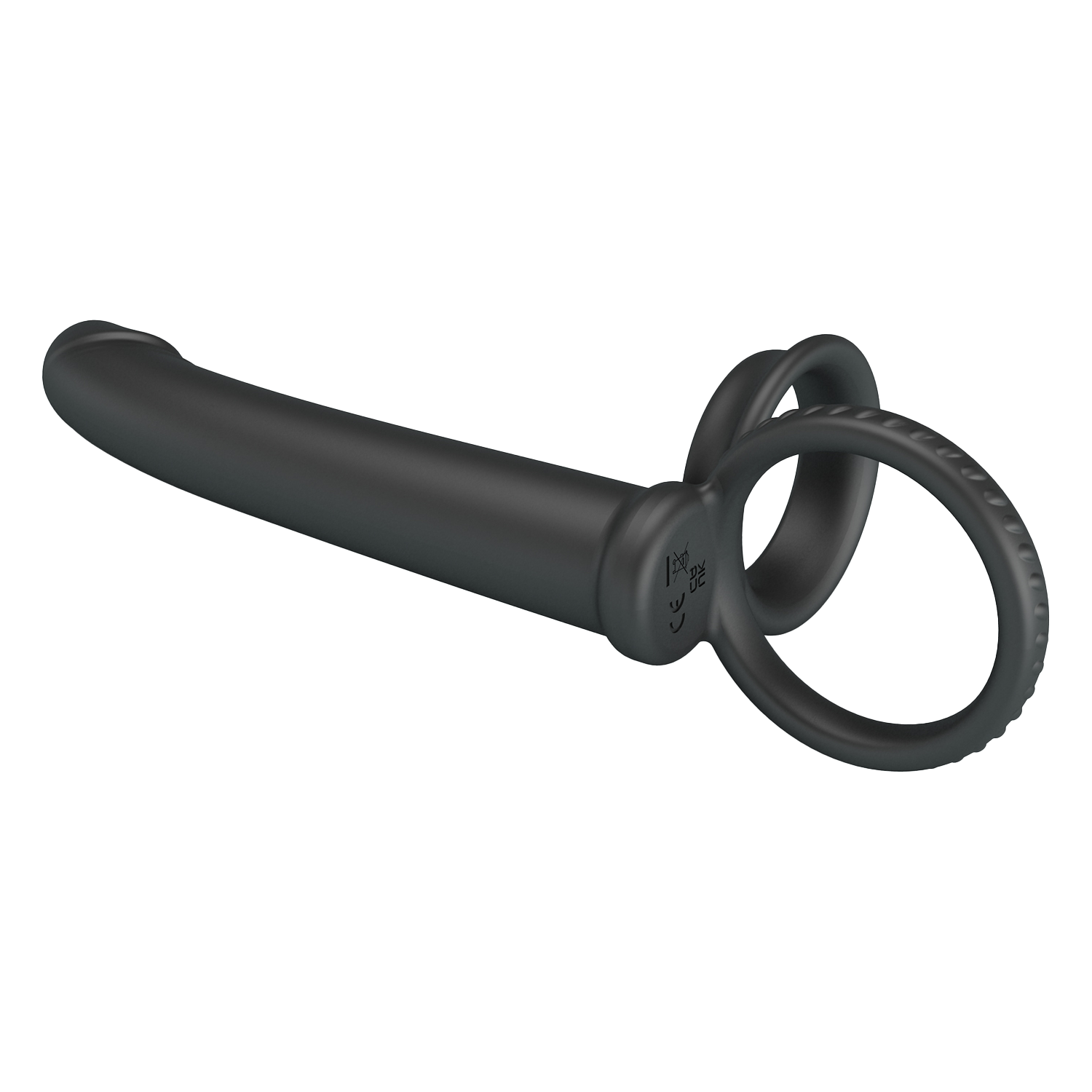 Pretty Love - Moses - Cock en Ball Ring Dildo - Zwart-Rimbastore.com