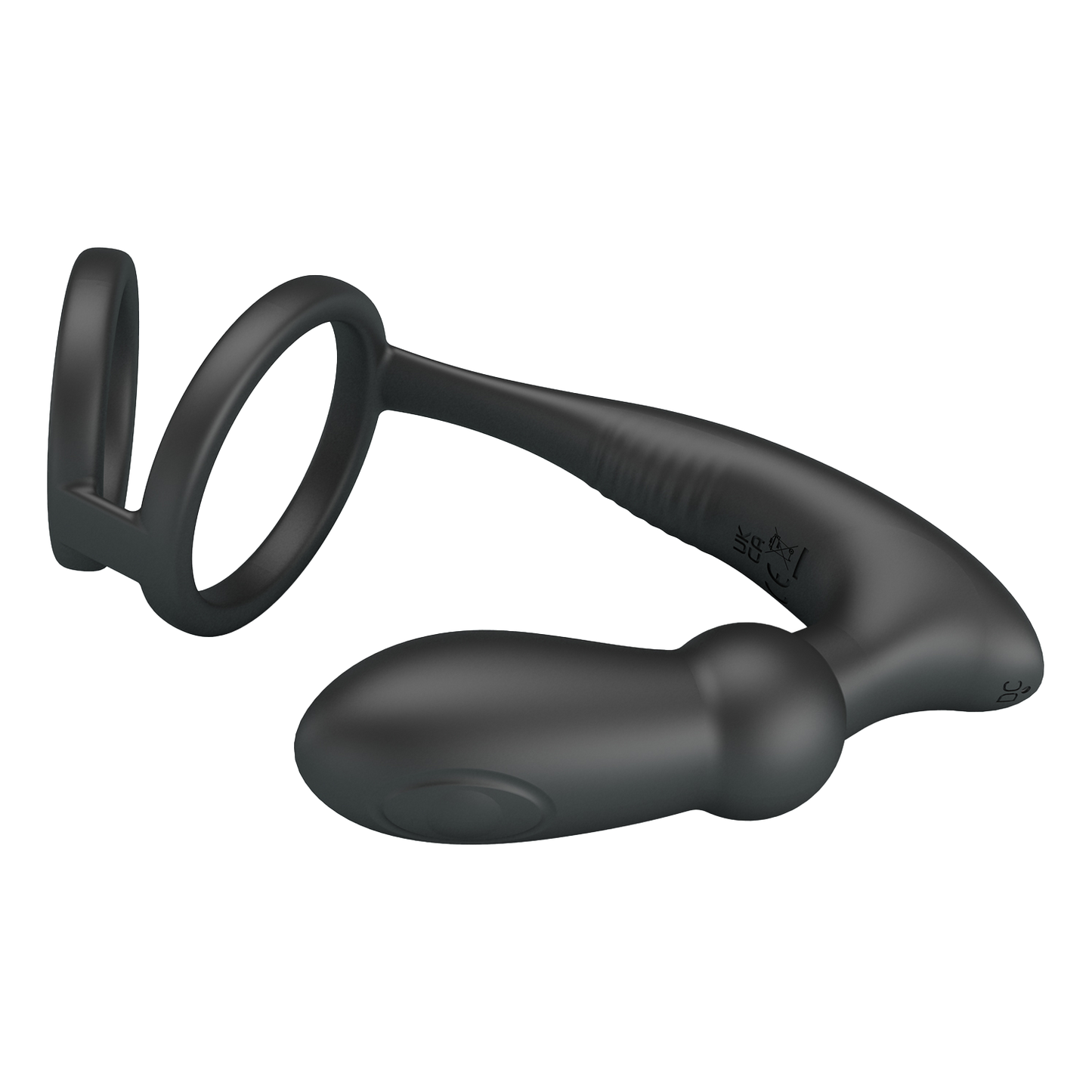 Pretty Love - Emoni - Cockring met Buttplug - Zwart-Rimbastore.com