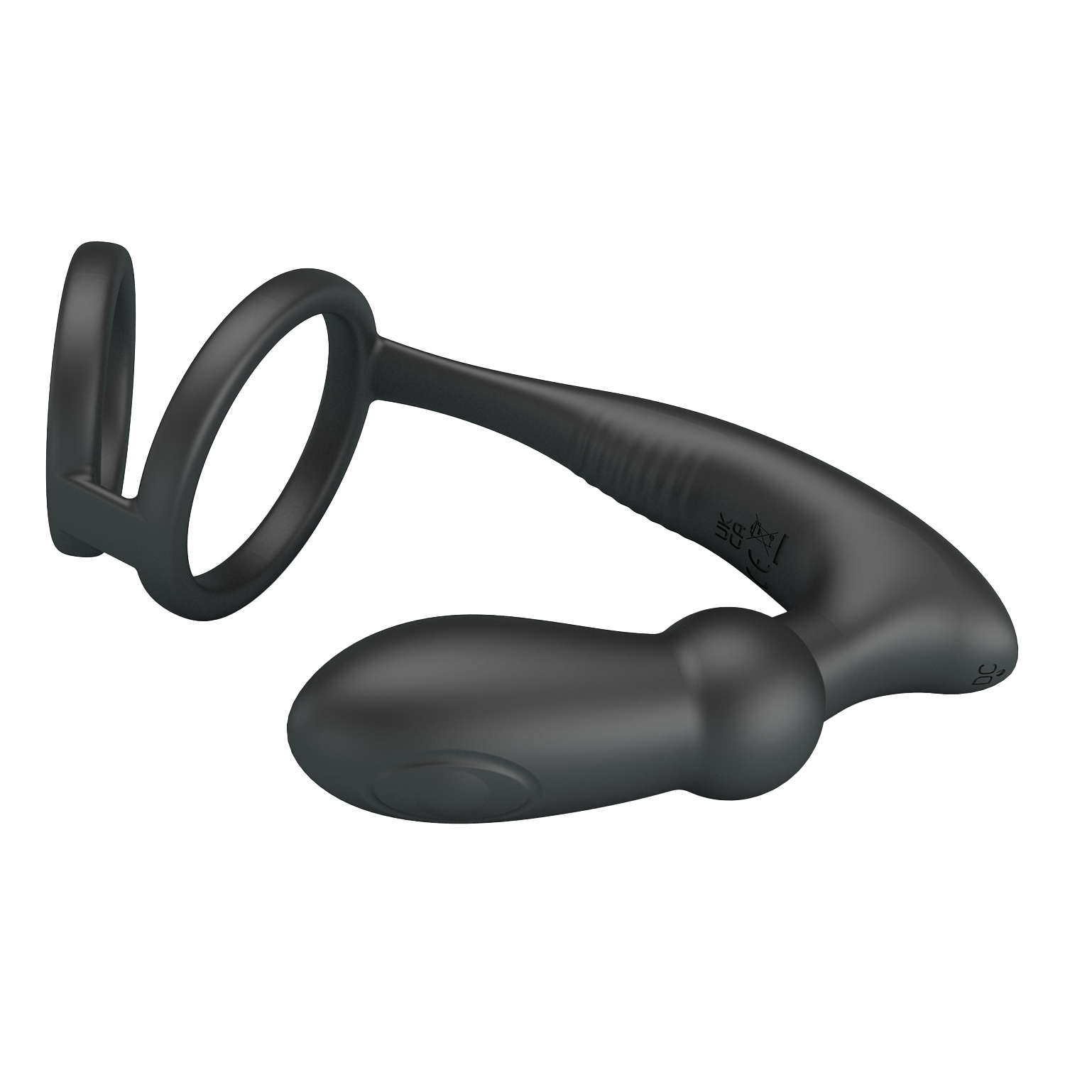 Pretty Love - Emoni - Cockring met Buttplug - Zwart-Rimbastore.com