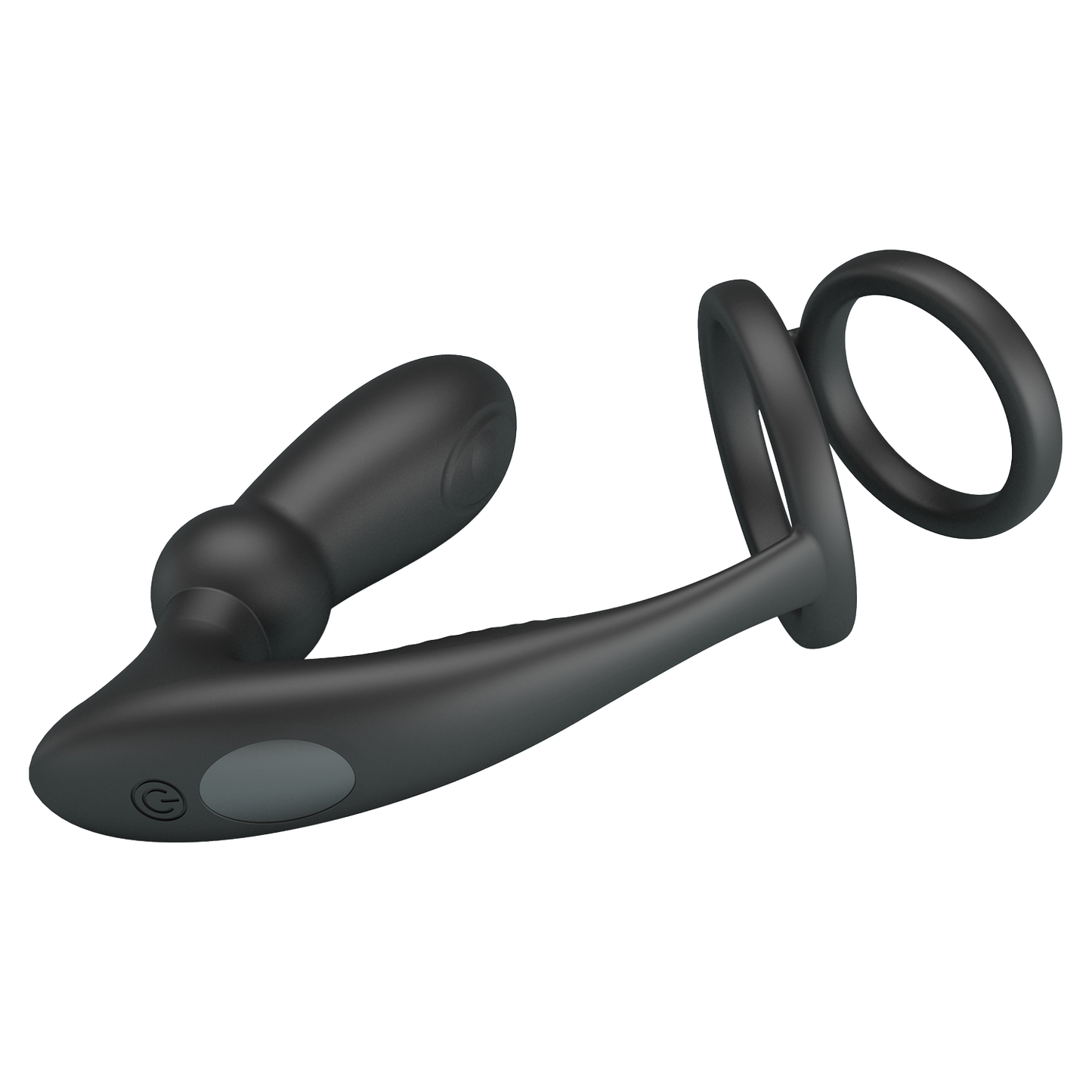 Pretty Love - Emoni - Cockring met Buttplug - Zwart-Rimbastore.com