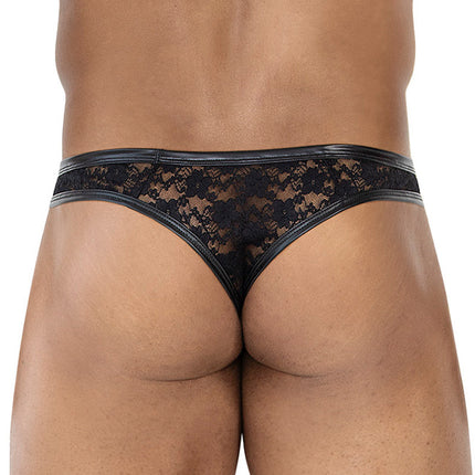 Cut4Men - Sexy Kanten Herenslip - Zwart-Erotiekvoordeel.nl