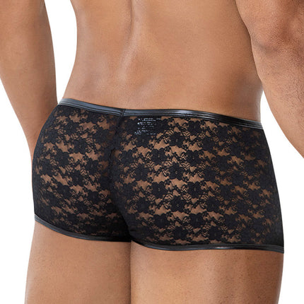 Cut4Men - Sexy Kanten Boxershort - Zwart-Erotiekvoordeel.nl