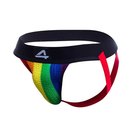 Cut4Men - Sexy Jockstrap - Pride - Rainbow-Erotiekvoordeel.nl