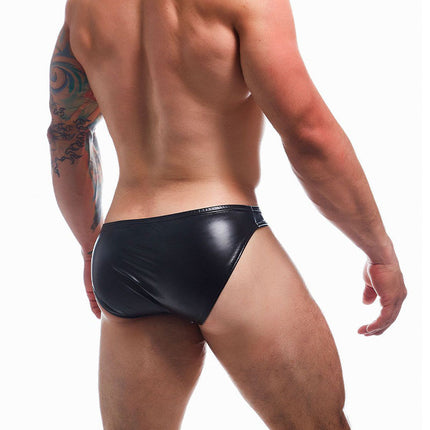 Cut4Men - Sexy Wetlook Herenslip - Boost - Zwart-Erotiekvoordeel.nl