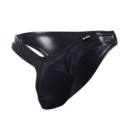 Cut4Men - Sexy Wetlook Herenslip - Boost - Zwart-Erotiekvoordeel.nl
