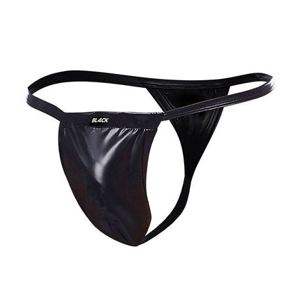 Cut4Men - Sexy Wetlook Herenstring - Boost - Zwart-Erotiekvoordeel.nl