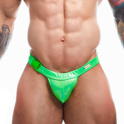 Cut4Men - Sexy Heren Tanga Slip - Groen-Erotiekvoordeel.nl