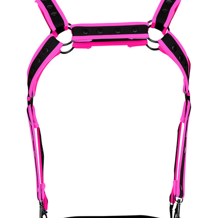 Cut4Men - Harnas - Tuigje - Neo - Roze/Zwart-Erotiekvoordeel.nl