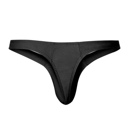 Cut4Men - Sexy Spandex Herenstring - Zwart-Erotiekvoordeel.nl