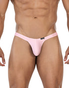 Cut4Men - Sexy Spandex Herenstring - Lichtroze-Erotiekvoordeel.nl
