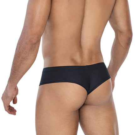 Cut4Men - Spandex Sexy Hybrid Herenslip - Zwart-Erotiekvoordeel.nl