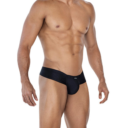 Cut4Men - Spandex Sexy Hybrid Herenslip - Zwart-Erotiekvoordeel.nl