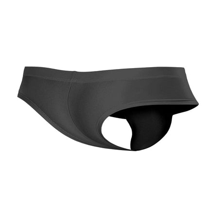 Cut4Men - Spandex Sexy Hybrid Herenslip - Zwart-Erotiekvoordeel.nl