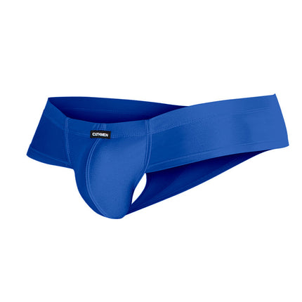 Cut4Men - Spandex Sexy Hybrid Herenslip - Koningsblauw-Erotiekvoordeel.nl