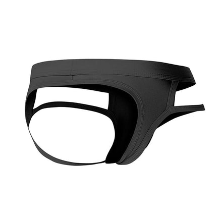 Cut4Men - Spandex Sexy Web Jockstrap - Zwart-Erotiekvoordeel.nl
