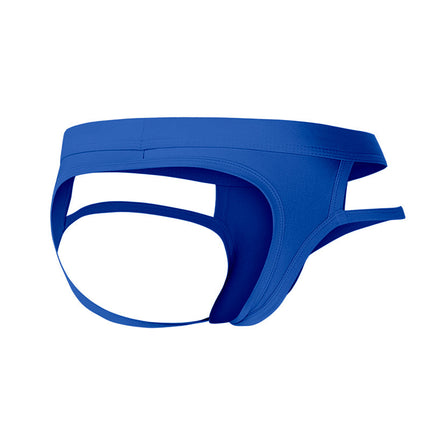 Cut4Men - Spandex Sexy Web Jockstrap - Koningsblauw-Erotiekvoordeel.nl
