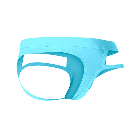 Cut4Men - Spandex Sexy Web Jockstrap - Turquoise-Erotiekvoordeel.nl