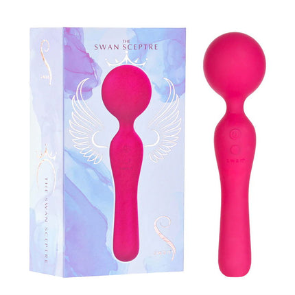 Swan - Sceptre - Double-Ended Wand Vibrator - Pink