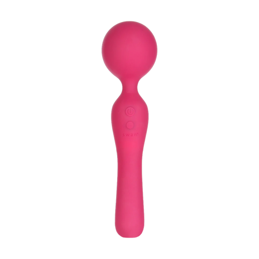 Swan - Sceptre - Vibrador Wand de doble cara - Rosa