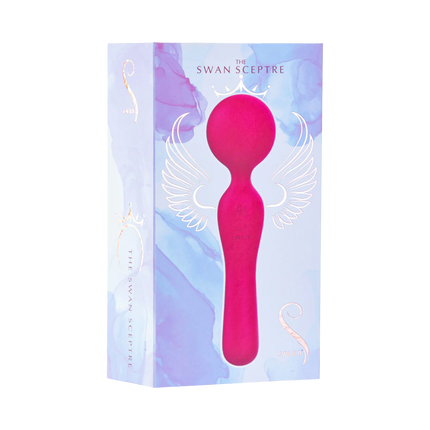 Swan - Sceptre - Double-Ended Wand Vibrator - Pink