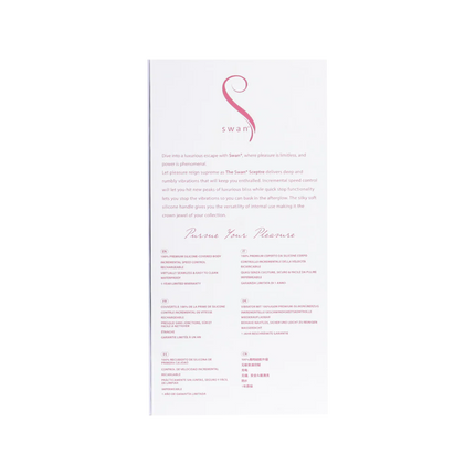 Swan - Sceptre - Double-Ended Wand Vibrator - Pink