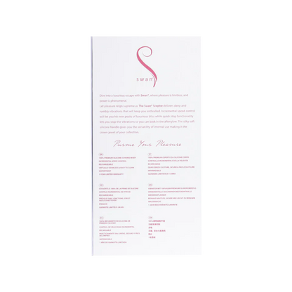 Swan - Sceptre - Dubbelzijdige Wand Vibrator - Roze