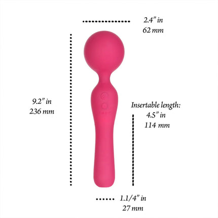 Swan - Sceptre - Double-Ended Wand Vibrator - Pink